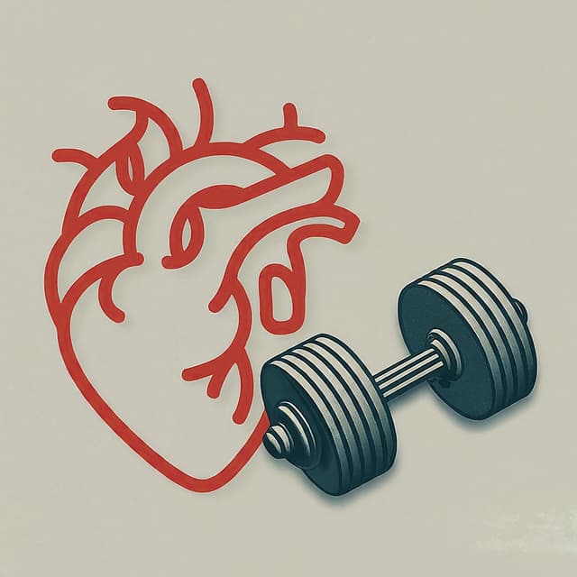 How much cardio do you need for heart health if you lift weights for hypertrophy?